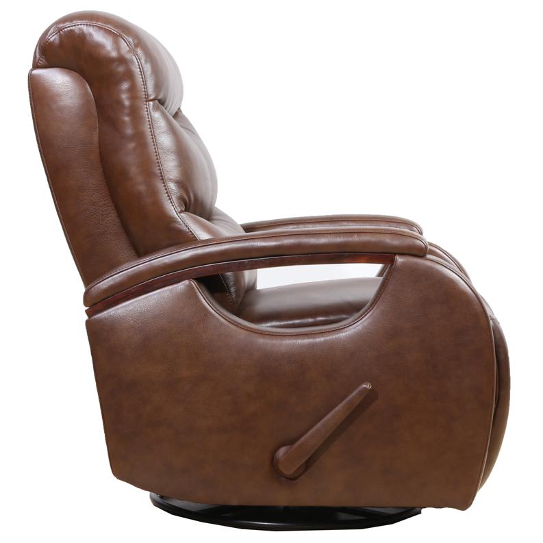 Barcalounger Jonas Swivel Glider Leather Recliner 8-3320-3702-86 IMAGE 4