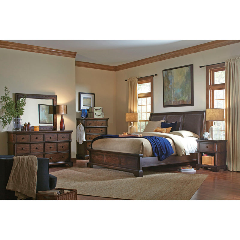 Aspen Home Bancroft California King Upholstered Sleigh Bed I08-410/I08-425/I08-407 IMAGE 2
