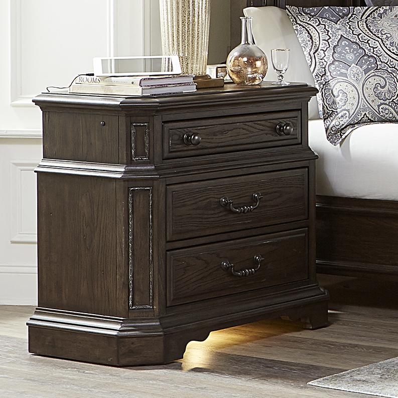 Aspen Home Foxhill 3-Drawer Nightstand I201-449 IMAGE 2