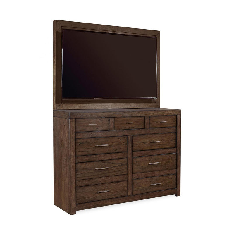 Aspen Home Modern Loft 9-Drawer Dresser IML-455-BRN IMAGE 3