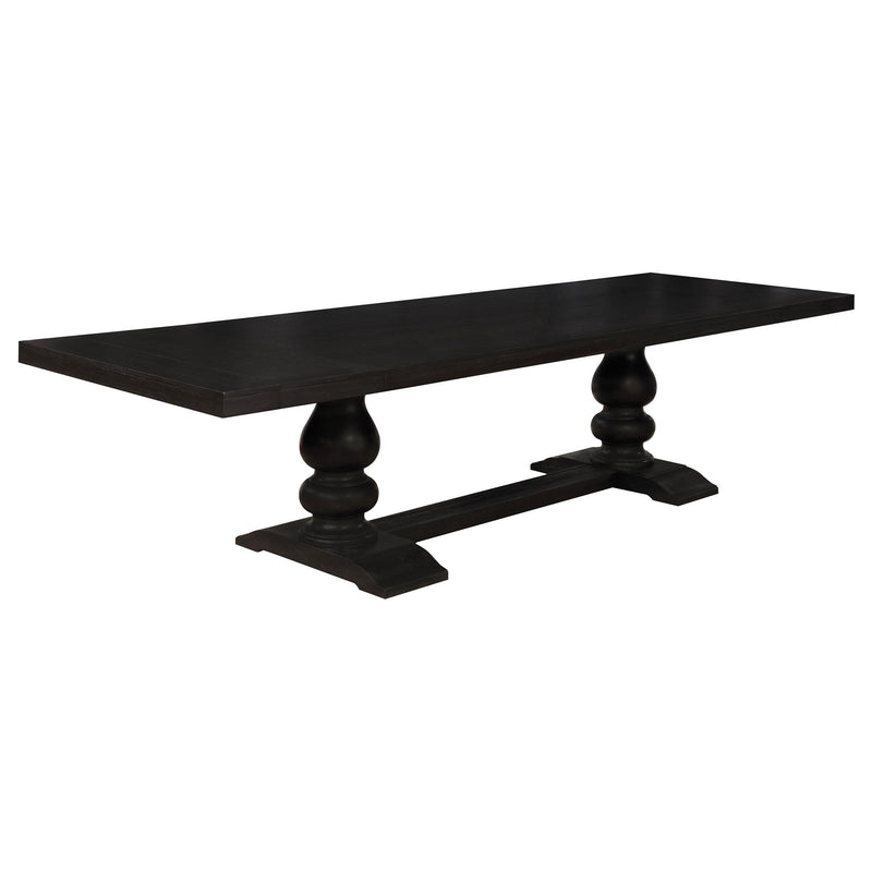 Coaster Furniture Phelps Dining Table with Trestle Base 121231 IMAGE 1