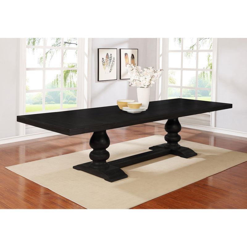 Coaster Furniture Phelps Dining Table with Trestle Base 121231 IMAGE 3