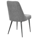  Coaster Furniture Alan 190442 Fabric Upholstered Dining Side Chair - Grey (Set of 2) IMAGE 7