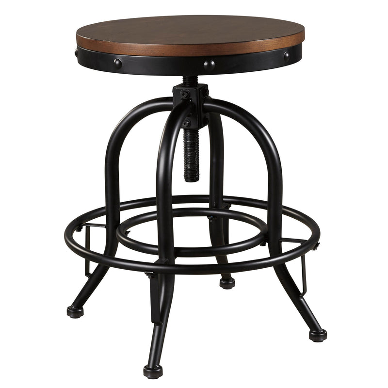 Signature Design by Ashley Valebeck Adjustable Height Stool D546-224 IMAGE 1