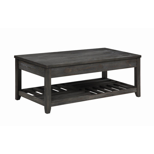 Coaster Furniture Cliffview 722288 Rectangular Wood Lift Top Coffee Table - Grey IMAGE 1