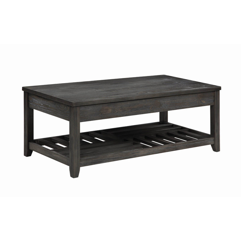 Coaster Furniture Cliffview 722288 Rectangular Wood Lift Top Coffee Table - Grey IMAGE 1