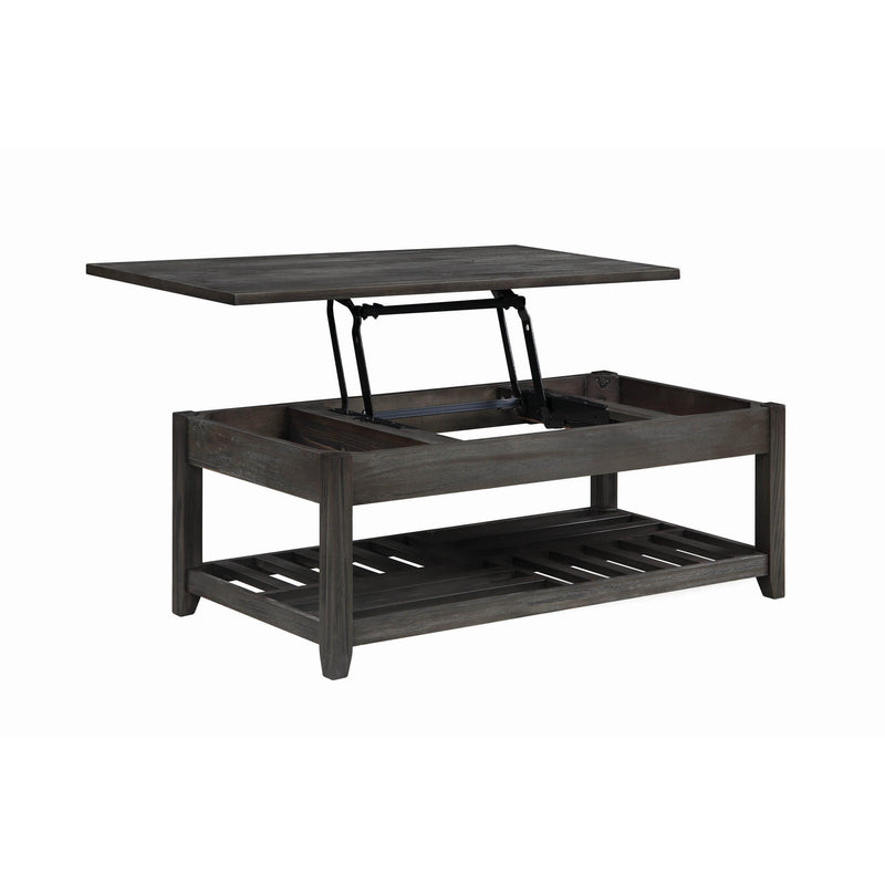 Coaster Furniture Cliffview 722288 Rectangular Wood Lift Top Coffee Table - Grey IMAGE 2