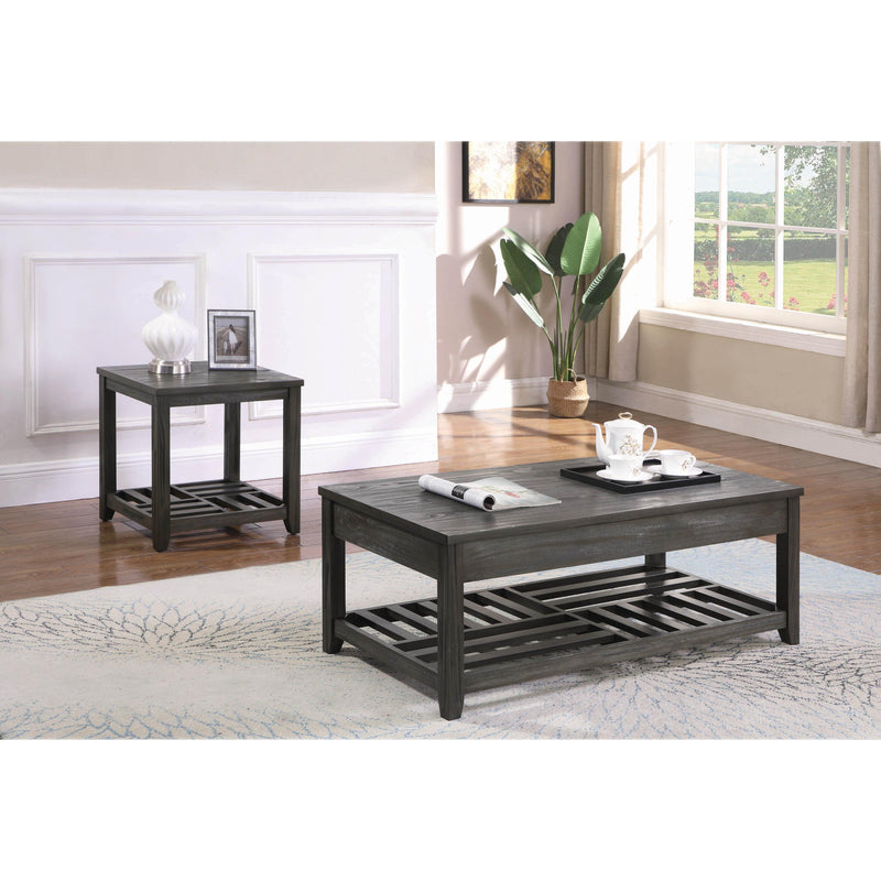 Coaster Furniture Cliffview 722288 Rectangular Wood Lift Top Coffee Table - Grey IMAGE 6