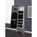  Coaster Furniture Moore 951017 Cheval Mirror with Jewelry Storage - Silver IMAGE 12