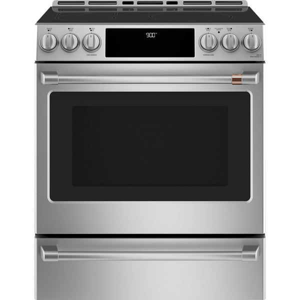 Café 30-inch Slide-in Induction Range with Warming Drawer CHS900P2MS1 IMAGE 1