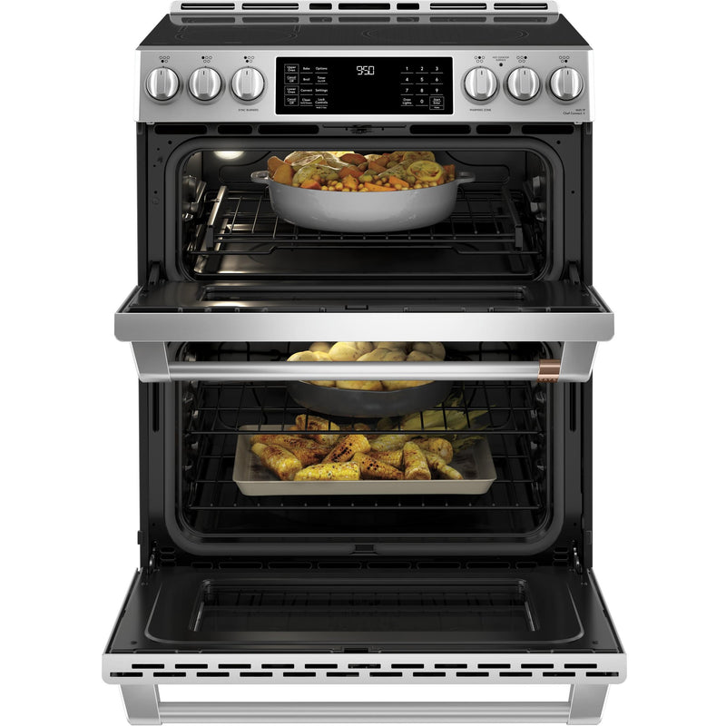 Café 30-inch Slide-in Induction Range with Convection Technology CHS950P2MS1 IMAGE 3