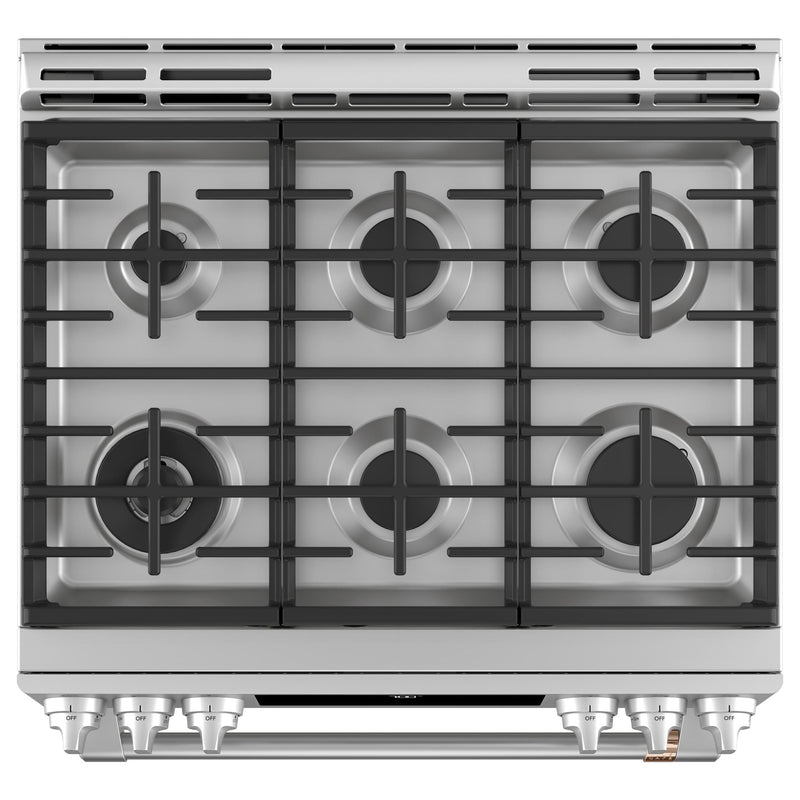 Café 30-inch Slide-in Gas Range with Convection Technology CGS700P2MS1 IMAGE 5