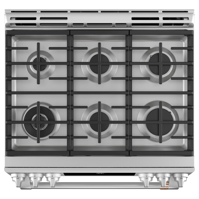 Café 30-inch Slide-in Dual-Fuel Range with Convection Technology C2S900P2MS1 IMAGE 3