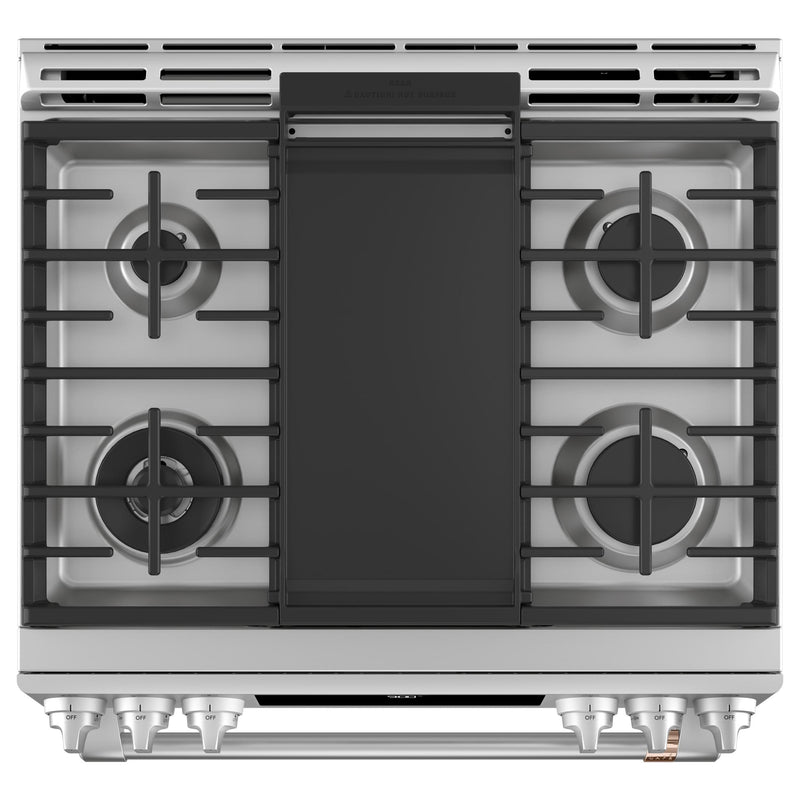 Café 30-inch Slide-in Dual-Fuel Range with Convection Technology C2S900P2MS1 IMAGE 4