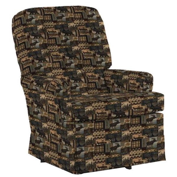 Best Home Furnishings Joplin1 Swivel Fabric Chair 1009 27909 IMAGE 1
