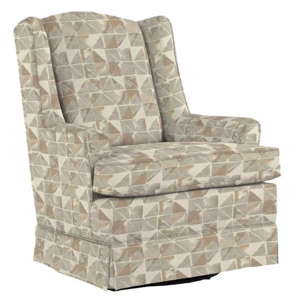 Best Home Furnishings Natasha Swivel Glider Fabric Chair 7147 27559 IMAGE 1