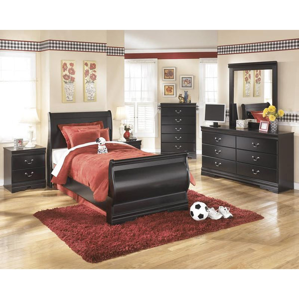 Signature Design by Ashley Huey Vineyard B128B22 5 pc Twin Sleigh Bedroom Set IMAGE 1