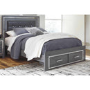  Signature Design by Ashley Lodanna Queen Panel Bed with Storage B214-57/B214-54S/B214-96 IMAGE 1