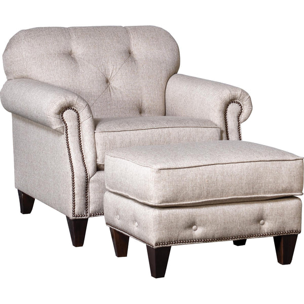 Mayo Furniture Stationary Fabric Chair 2262F40 Chair - Hanson Greige IMAGE 1