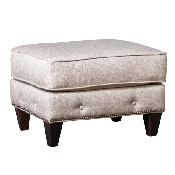 Mayo Furniture Fabric Ottoman 2262F50 Ottoman - Hanson Greige IMAGE 1