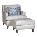 Mayo Furniture Stationary Fabric Chair 3030F40 Chair - Twine And Twig Chalk IMAGE 1