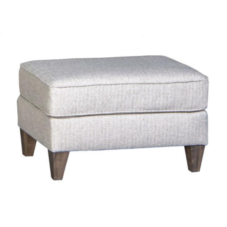 Mayo Furniture Fabric Ottoman 3030F50 Ottoman - Twine And Twig Chalk IMAGE 1