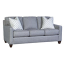 Mayo Furniture Stationary Fabric Sofa 3488F10 Sofa - Runaround Azure IMAGE 1