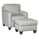 Mayo Furniture Fabric Ottoman 3488F50 Ottoman - Trilogy Mint IMAGE 2