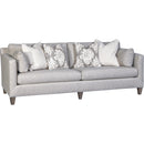 Mayo Furniture Stationary Fabric Sofa 3555F10 Sofa - Twine And Twig Linen IMAGE 1