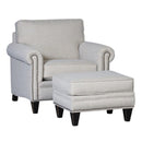 Mayo Furniture Stationary Fabric Chair 3949F40 Chair - Namaste Metal IMAGE 1