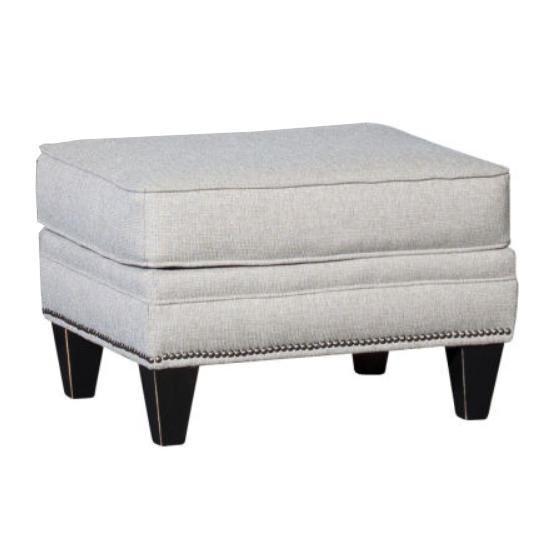 Mayo Furniture Fabric Ottoman 3949F50 Ottoman - Namaste Metal IMAGE 1