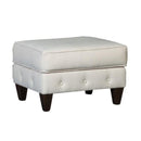 Mayo Furniture Fabric Ottoman 4040F50 Ottoman - Dixon Oatmeal IMAGE 1