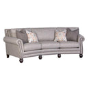 Mayo Furniture Stationary Fabric Sofa 4300F11 Conversational Sofa - Twine And Twig Rope IMAGE 1