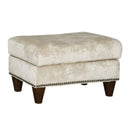 Mayo Furniture Fabric Ottoman 4490F50 Ottoman - Asia Ecru IMAGE 1