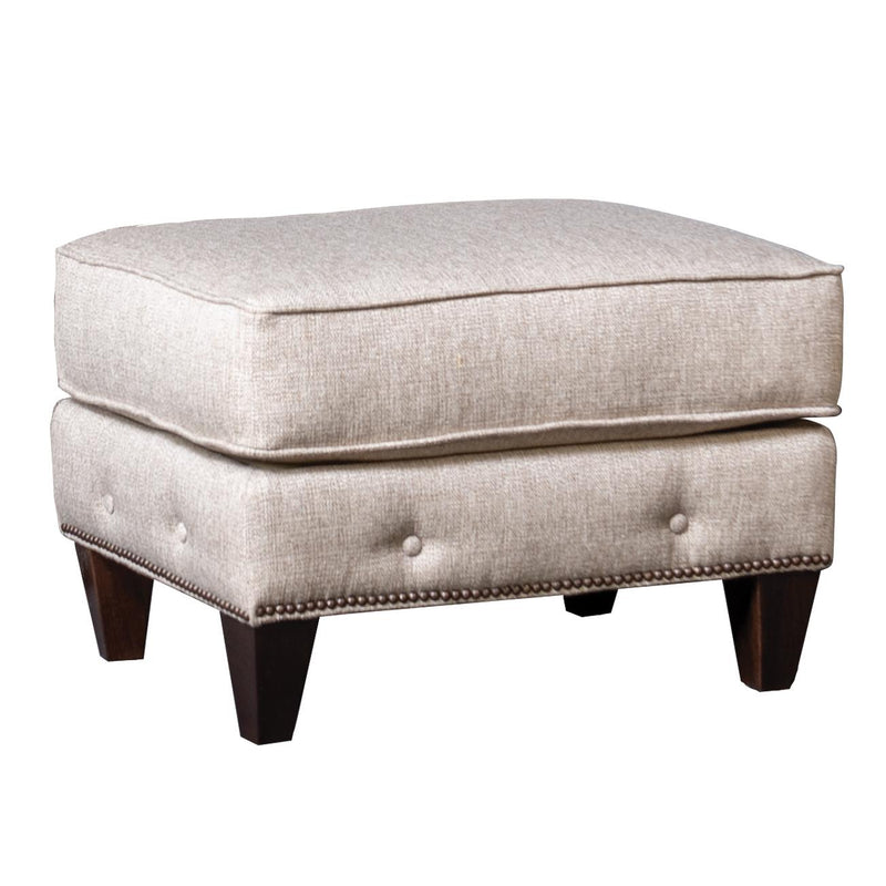 Mayo Furniture Fabric Ottoman 5260F50 Ottoman - Intention Pebble IMAGE 1