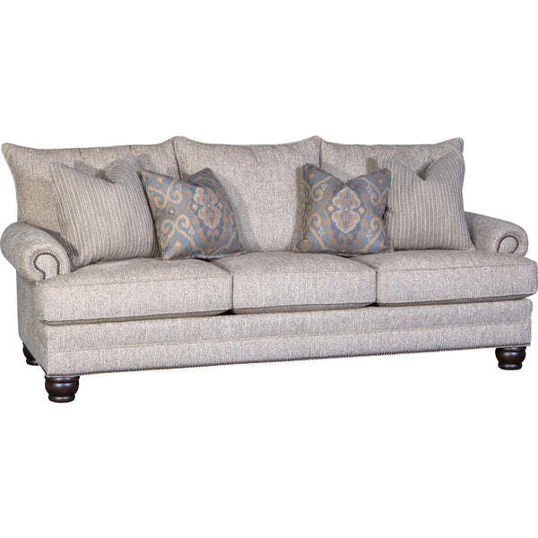 Mayo Furniture Stationary Fabric Sofa 5260F10 Sofa - Intention Pebble IMAGE 1