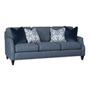 Mayo Furniture Stationary Fabric Sofa 6340F10 Sofa - Market Indigo IMAGE 1