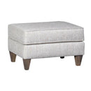 Mayo Furniture Fabric Ottoman 6340F50 Ottoman - Twine And Twig Fog IMAGE 1