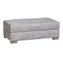 Mayo Furniture Fabric Ottoman 7202F50 Ottoman - Northwest Paloma Grey IMAGE 1