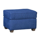 Mayo Furniture Fabric Ottoman 1313F50 Ottoman - Carson Navy IMAGE 1