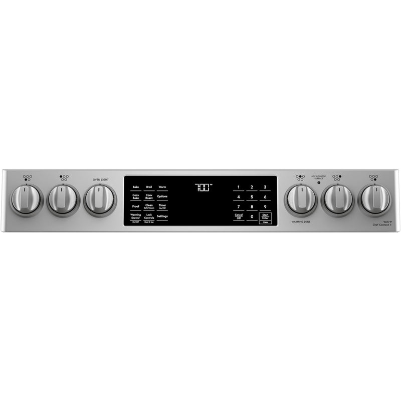 Café 30-inch Slide-in Electric Range with Warming Drawer CES700P2MS1 IMAGE 2