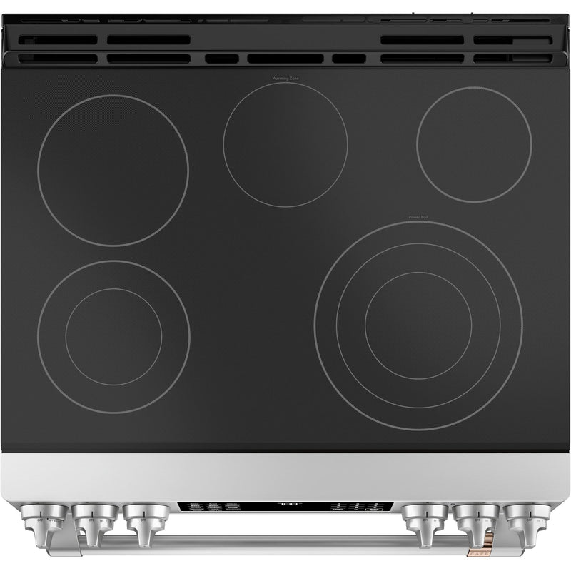 Café 30-inch Slide-in Electric Range with Warming Drawer CES700P2MS1 IMAGE 3