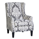 Mayo Furniture Stationary Fabric Chair 8840F40 Chair - Elliman Tuxedo IMAGE 1