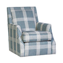 Mayo Furniture Swivel Glider Fabric Chair 2325F43 Swivel Glider Chair - Henesey Ocean IMAGE 1