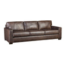 Mayo Furniture Stationary Leather Sofa 7101L10 Sofa - Omaha Slicker IMAGE 1