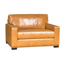 Mayo Furniture Stationary Leather Chair 7101L40 Chair - Monte Cristo Dune IMAGE 1