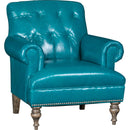 Mayo Furniture Stationary Leather Chair 3419L40 Chair - Monte Cristo Caribe IMAGE 1