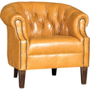 Mayo Furniture Stationary Leather Chair 8220L40 Chair - Monte Cristo Dune IMAGE 1