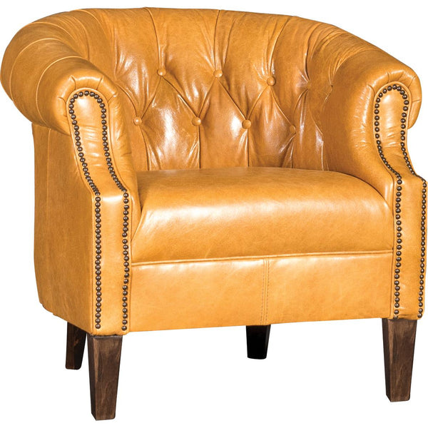 Mayo Furniture Stationary Leather Chair 8220L40 Chair - Monte Cristo Dune IMAGE 1