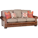 Mayo Furniture Stationary Fabric Sofa 2900LF10 Sofa - Malibu Timber/Vacchetta Cocoa IMAGE 1
